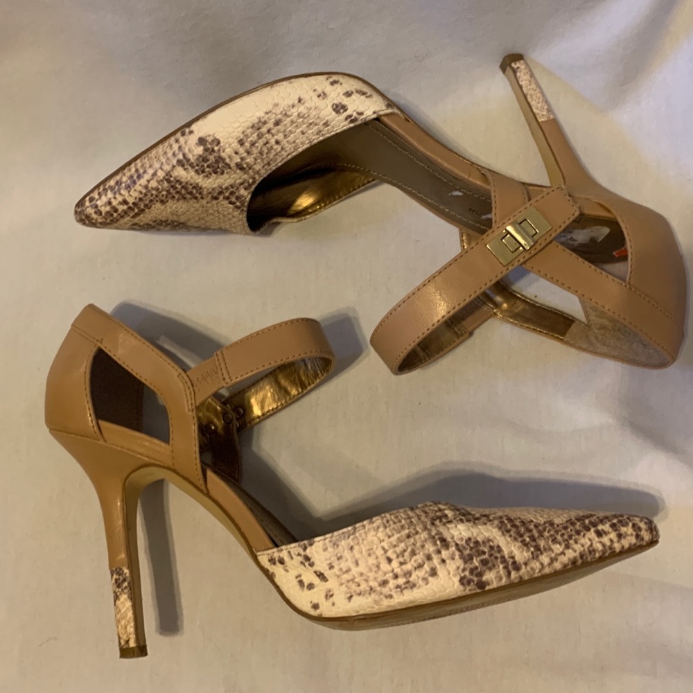 BCBGeneration Snake-print Heels